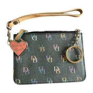 Dooney & Bourke Multicolor Logo Wristlet